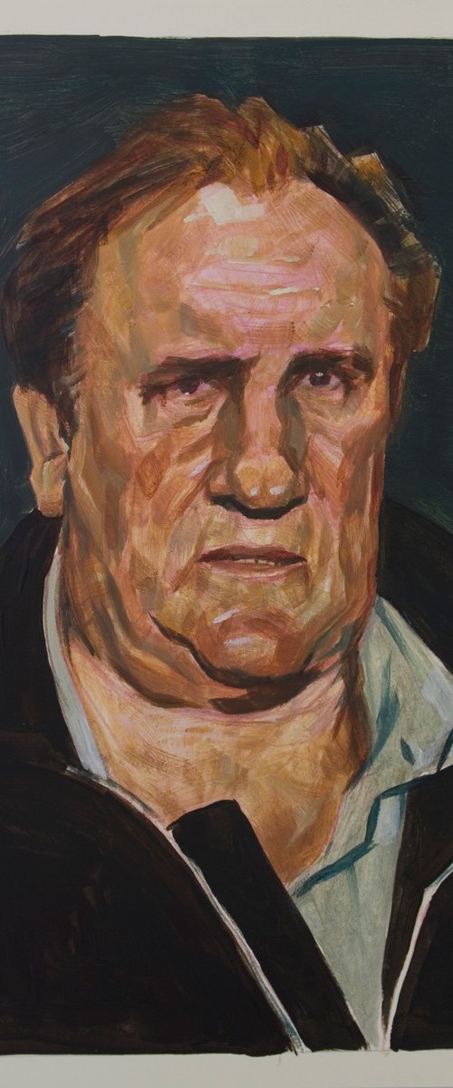 portrait of Gerard Depardieu by Olivier Payeur