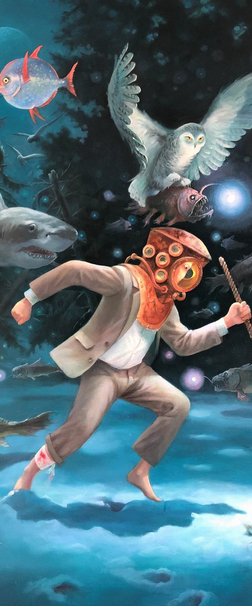 "Dream or moon-fish" by Alexander Mikhalchyk