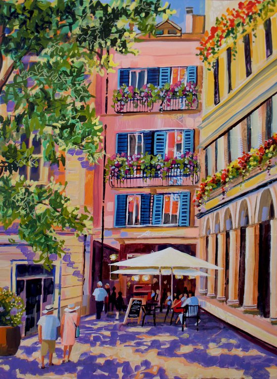 Lugano - hot afternoon