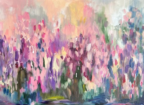 Painting | Oil | Blossom by Rasa Klige