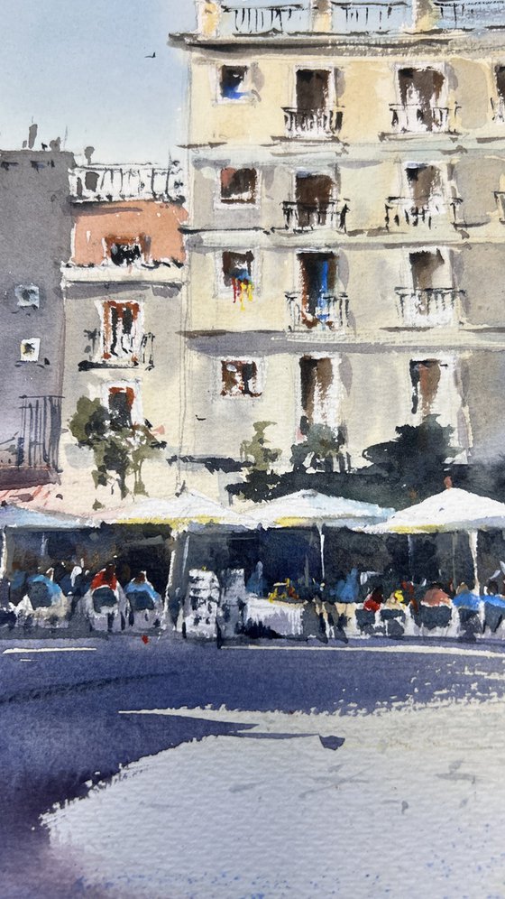 Valencia Sunlit Square