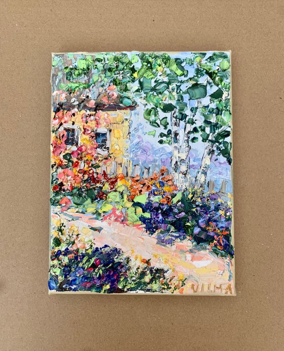 Garden in bloom