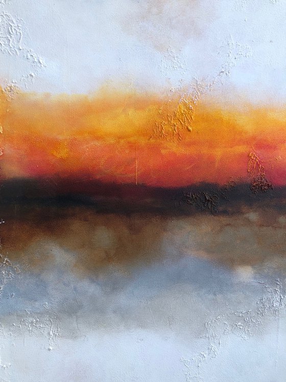 sunrise colours (90 x 90 cm) Dee Brown Artworks