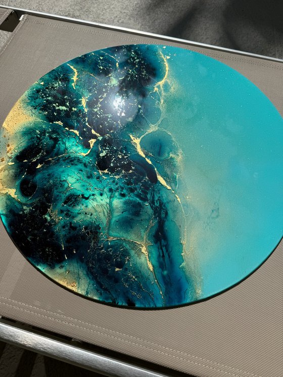 Golden Halo, Blue Depth #3