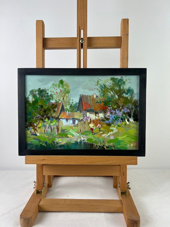 Cloudy Day in the Village