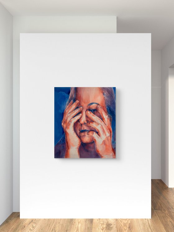 Woman face I see you