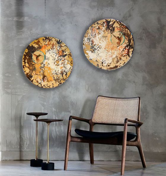 Space. Diptych