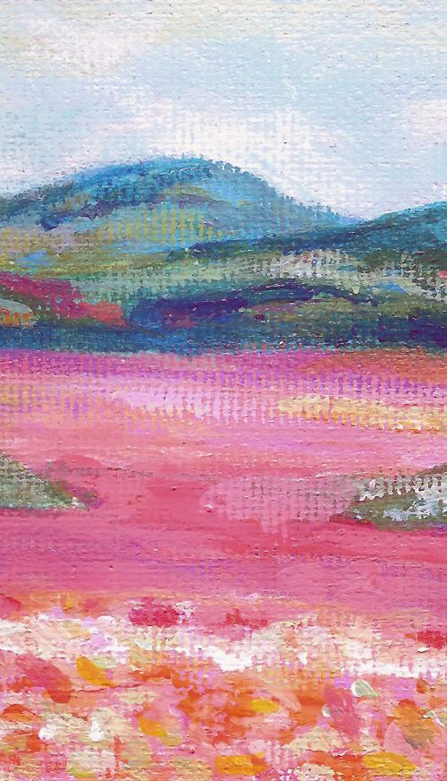 Pink Fields #1 by Adriana Vasile
