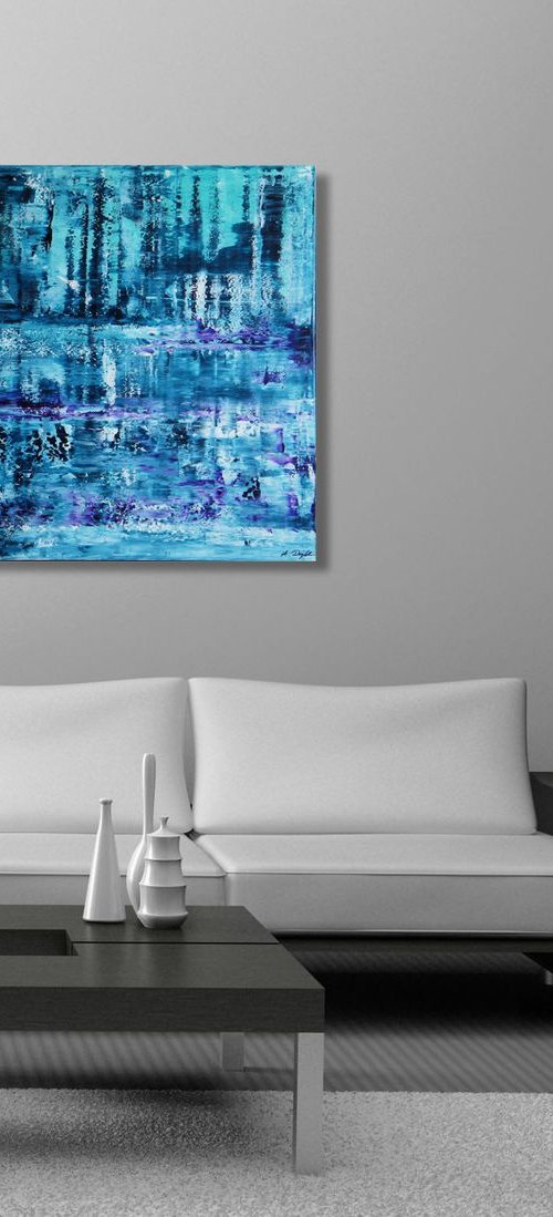 Floating VII (120 x 80 cm) XXL (48 x 32 inches) by Ansgar Dressler