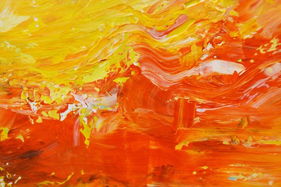 Light Spilling Over the Sea