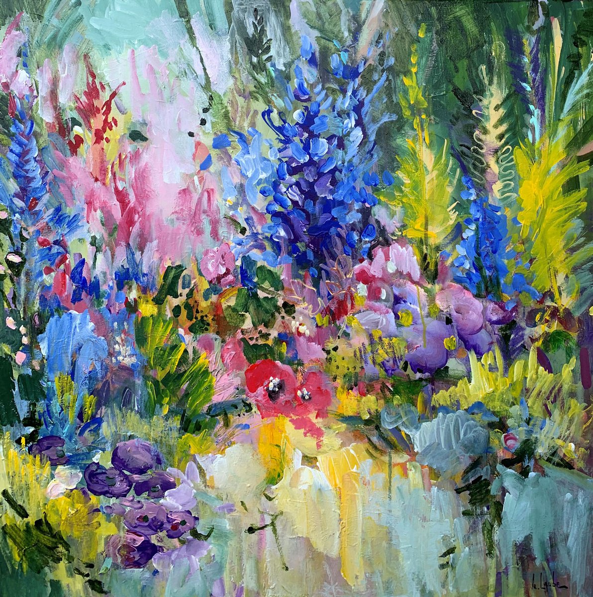 Summer garden VI by Irina Laube
