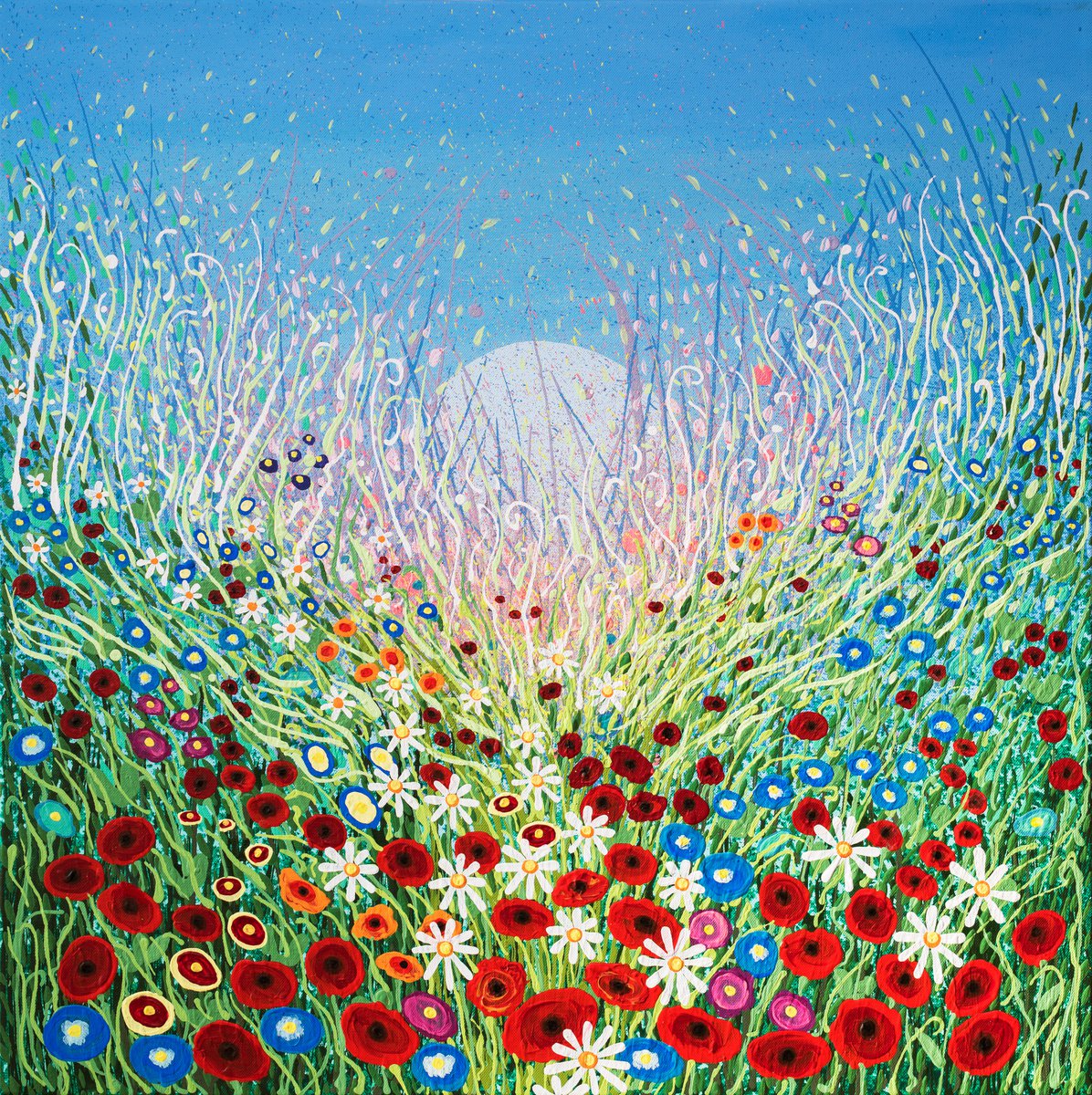 Moonlight Flower-dance LARGE by Yvonne B Webb