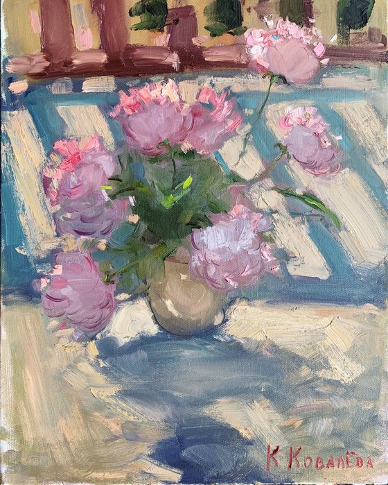 Still life with Peonies