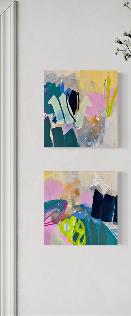 Diptich "Through the Light" by Tanya Lytko