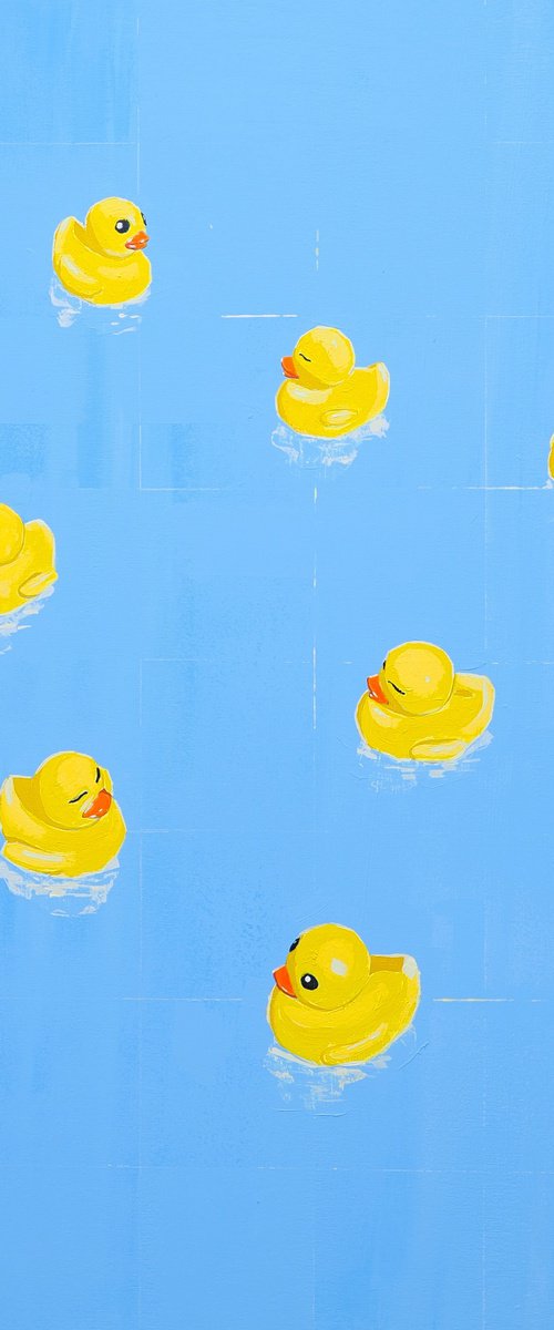 Duck regatta by Carlos Martín