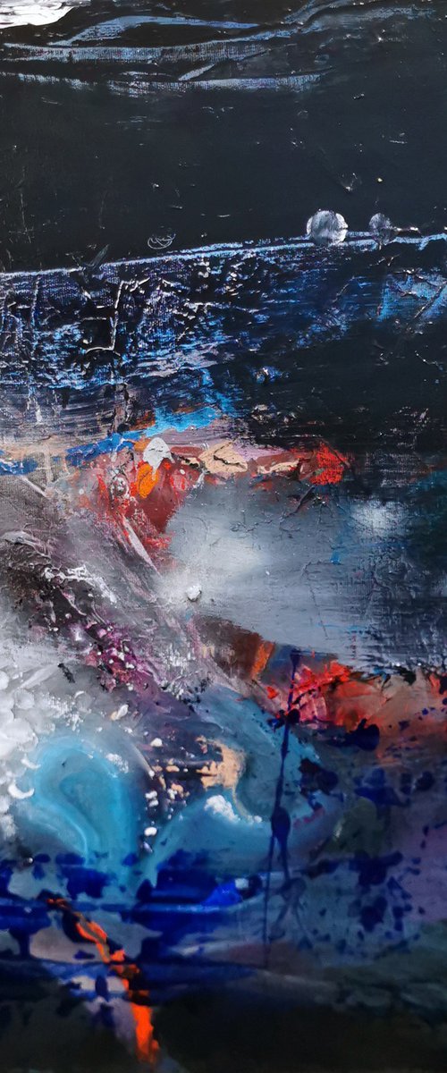 Quiet night on the silk road enigmatic masterpiece O Kloska by Kloska Ovidiu