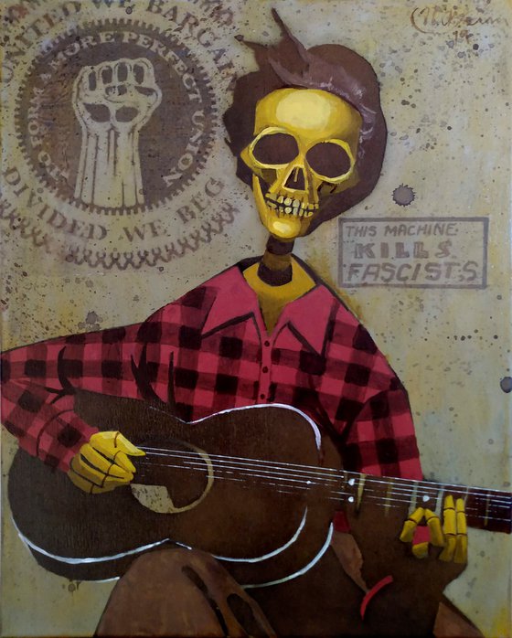 Woody Guthrie Calavera