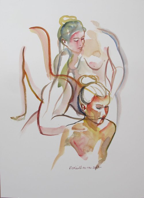 Overlapping nudes by Rory O’Neill