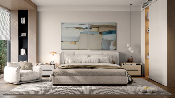 Diptych Sand, Light and Sky #3