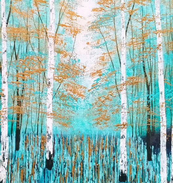 Golden Birch Wood