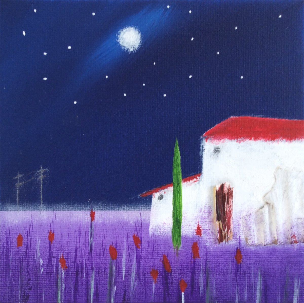  - Midnight In Provence - ? Miniature Size 15x15x2cm by Black Beret