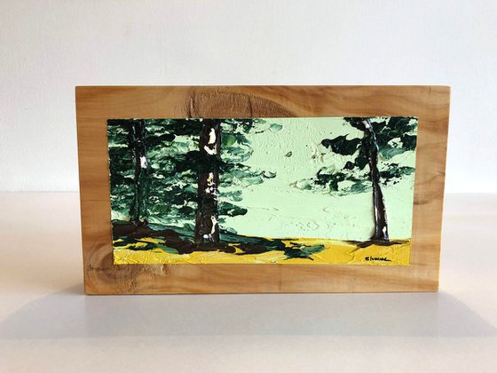 Oil on wood - Oregon XIV