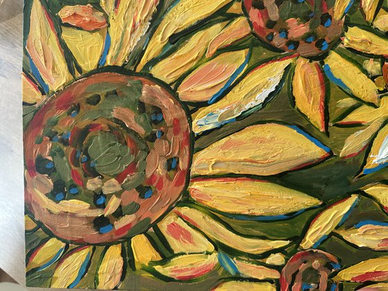 Modern Sunflowers