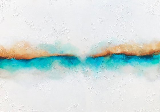 borders between sea and land (120 x 80 cm) Dee Brown Artworks