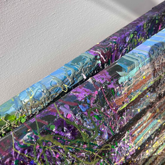 Lavender Dreams of Tuscany - triptych