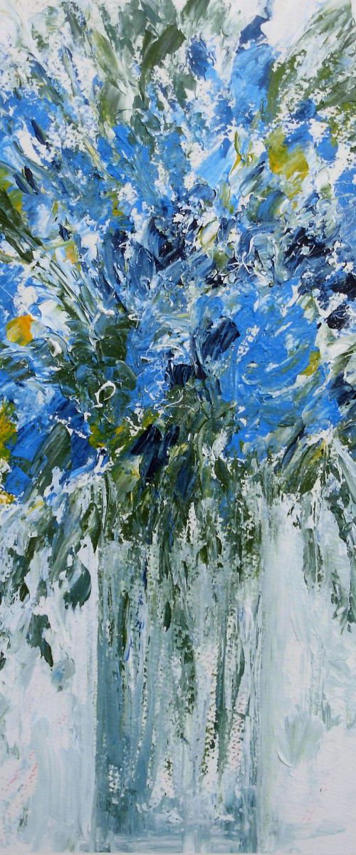 Summer Bouquet in Blue by Jan Rippingham