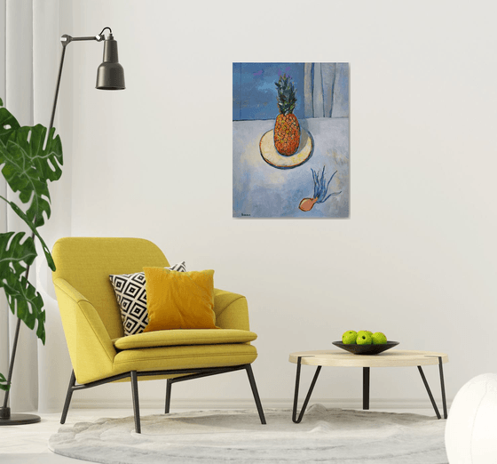 Pineapple with onion