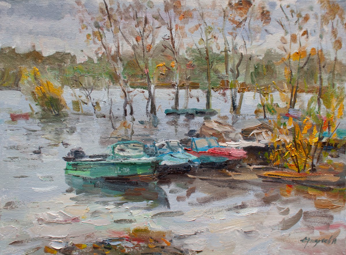 boat station by Yuri Ermolaev