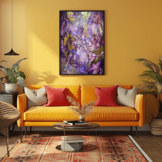 Textured Abstract Canvas Art