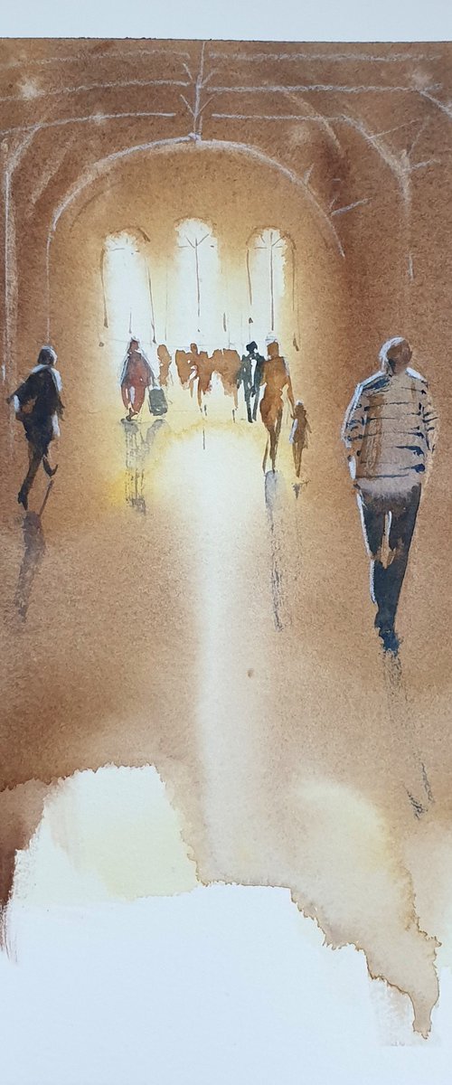 Busy summer morning / Train station wibe by Ksenia June