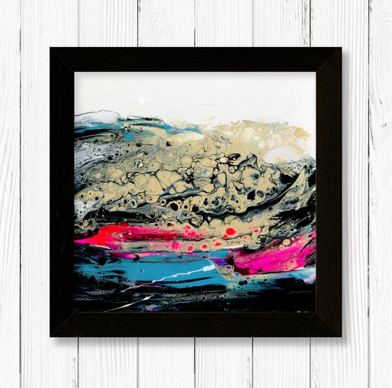 Natural Moments 97 - Framed  Abstract Art by Kathy Morton Stanion