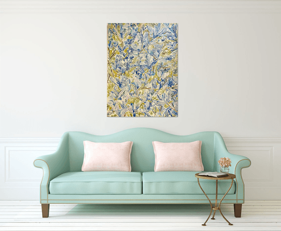 'Water Blue Flowers'