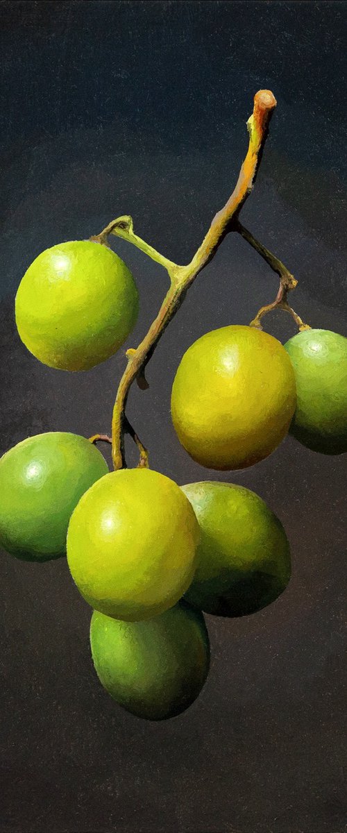 "Cinnabar Green Grapes" by Alexey Merzlikin