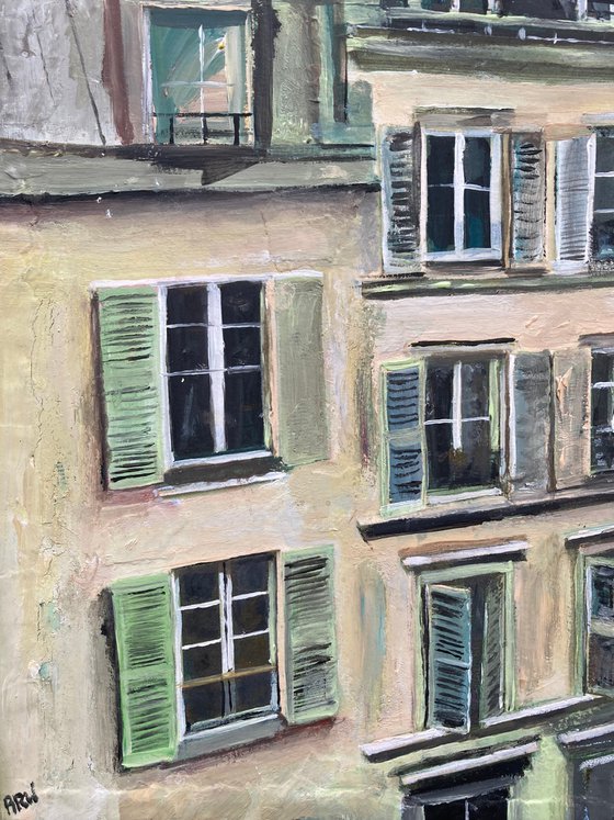 Buildings In Montmartre, Paris