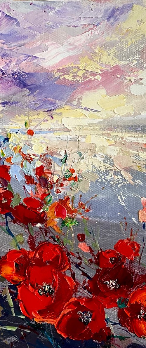 Poppy Sunrise by Ewa Czarniecka