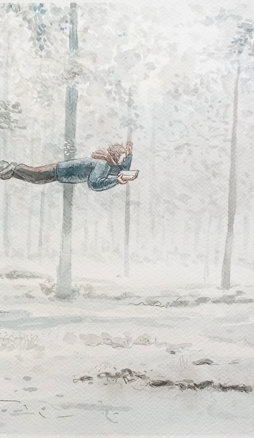 Flying readers by paolo beneforti