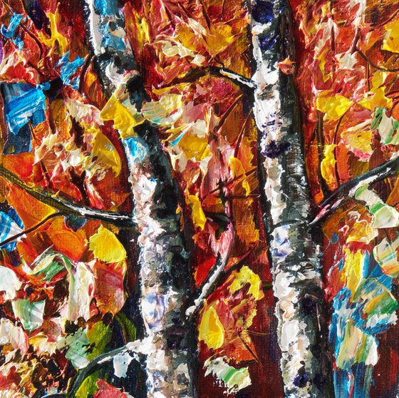 Fall Colors. (Palette Knife)