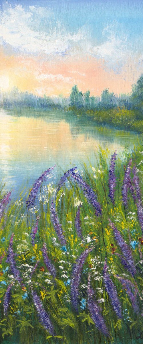 Bluebonnet meadow by Ludmilla Ukrow