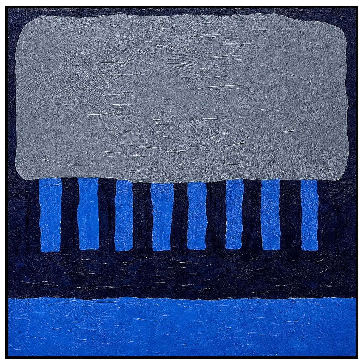 Abstract Acrylic Painting By Ayesha Pearce, 16 X 16, January, Original Artwork