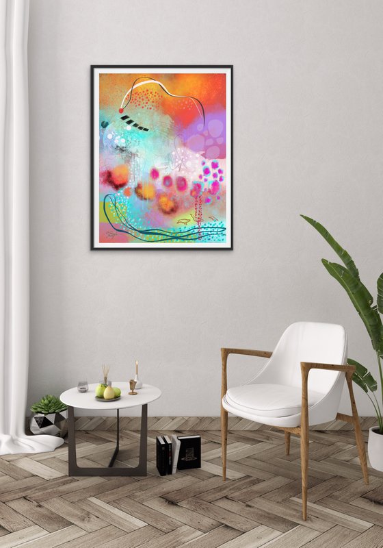 Le voyage - Abstract artwork - Limited edition of 1
