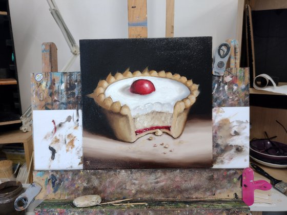 Big tart still life