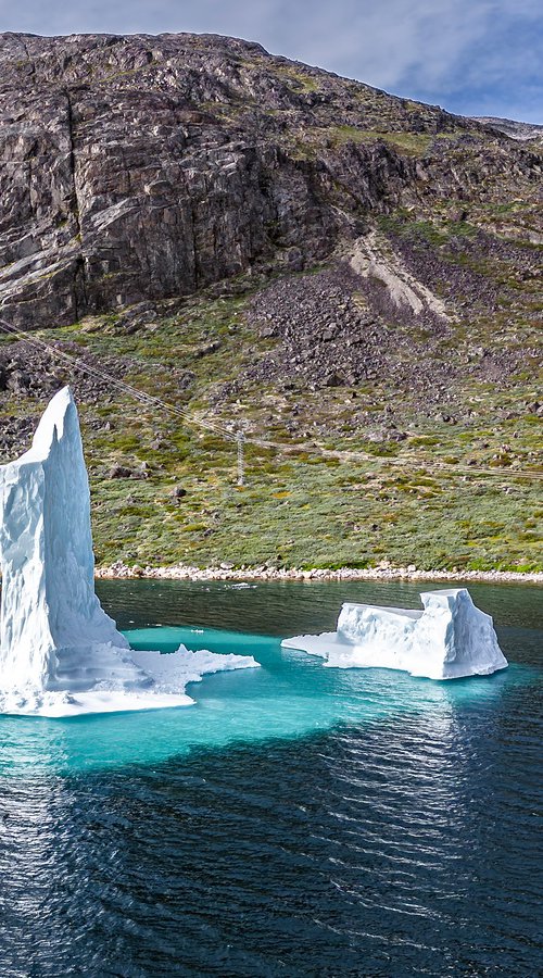 GREEN AND ICE II by Fabio Accorrà