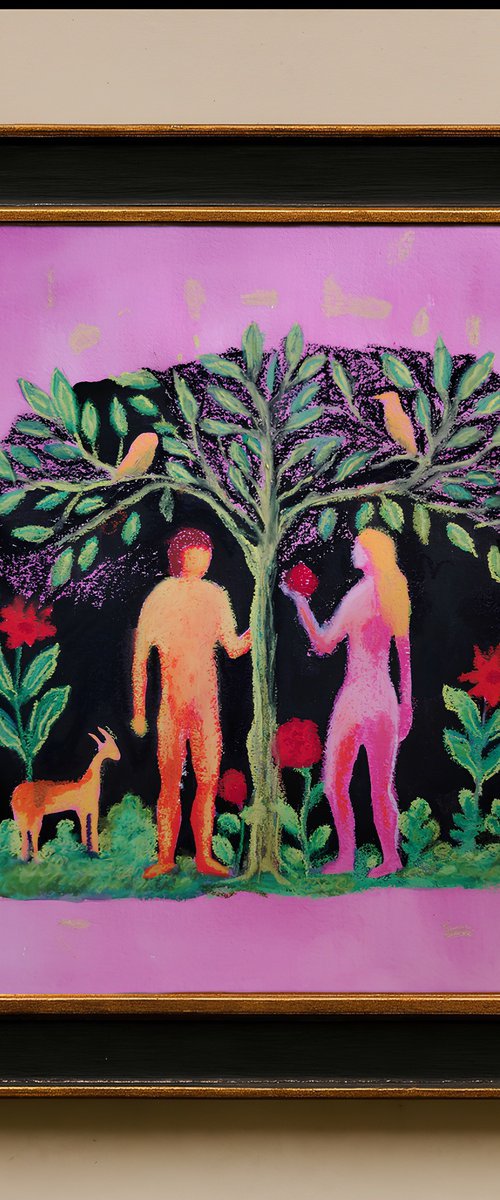 Adam and Eve. Light and Shadow by Kira K. Sadian