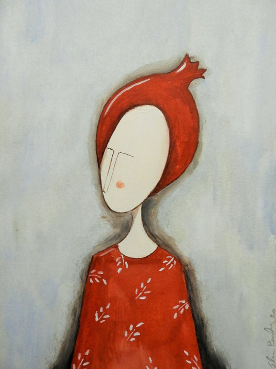 The pomegranate girl