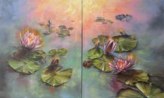 Lilies of Sunrise III & IV