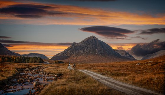 Sunset in Glencoe